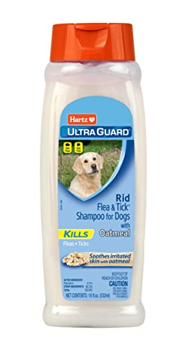 Hartz UltraGuard Rid Flea & Tick Oatmeal Dog Shampoo, Model3270002305