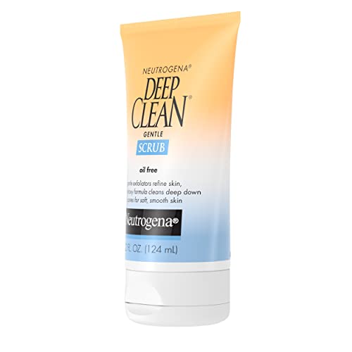 Neutrogena Deep Clean Gentle Daily Facial Scrub, Oil-Free Cleanser, 4.2 fl. Oz