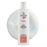 Nioxin System 4 Scalp Therapy Conditioner with Peppermint Oil, Treats Dry Scalp, Provides Moisture Control & Balance, For Color Treated Hair with Progressed Thinning, 33.8 fl oz