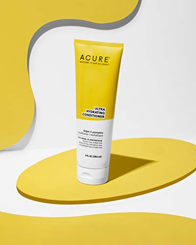 Acure Ultra Hydrating Conditioner, Yellow, pumpkin, 8 Fl Oz