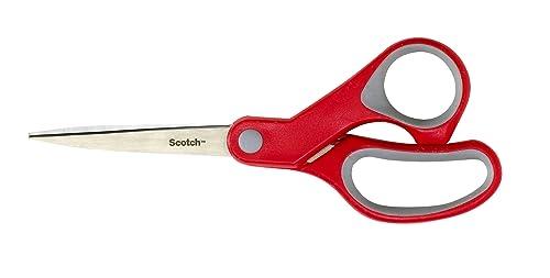 Scotch 8 Multi-Purpose Scissors, 2-Pack, Great for Everyday Use (1428-2)