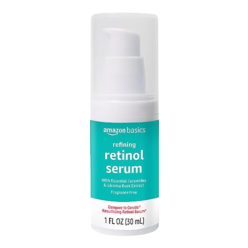 Amazon Basics Refining Retinol Serum, 1 Fluid Ounce, 1-Pack