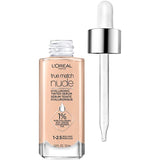 L’Oréal Paris True Match Nude Hyaluronic Tinted Serum Foundation with 1% Hyaluronic acid, Very Light 0.5-2, 1 fl. oz.