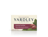 Yardley London Moisturizing Bath Soap Bar Shea Cocoa Butter, Helps Soften Dry Skin with Pure Cocoa and Vitamin E, (4.0 oz, 1)