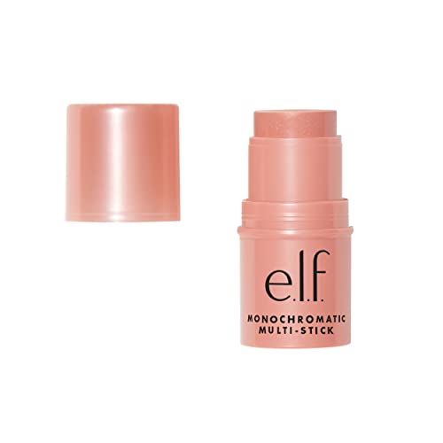 e.l.f. Monochromatic Multi Stick, Luxuriously Creamy & Blendable Color, For Eyes, Lips & Cheeks, Glowing Mango, 0.155 Oz (4.4g)