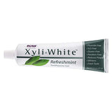 NOW Solutions, Xyliwhiteâ„¢ Toothpaste Gel, Refreshmint, Cleanses and Whitens, Fresh Taste, 6.4-Ounce