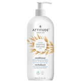 ATTITUDE Extra Gentle and Volumizing Conditioner for Sensitive Skin Enriched with Oat, Hypoallergenic, Vegan and Cruelty-free, Unscented, 32 Fl Oz