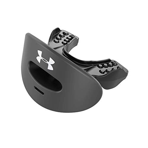 Under Armour Air Lip Guard for Football, Full Mouth Protection, Compatible with Braces, Instant Fit,White