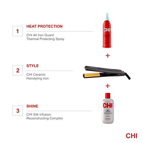 CHI 44 Iron Guard Thermal Protection Spray, Gray, 8 Oz, 2 Pack