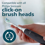 PHILIPS Sonicare 4100 Power Toothbrush, Rechargeable Electric Toothbrush with Pressure Sensor, Deep Pink HX3681/26