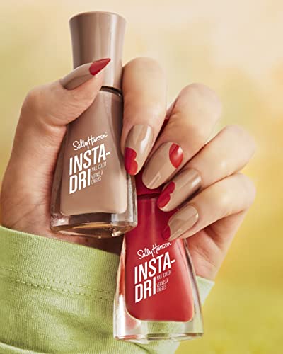 Sally Hansen Insta-Dri Fast-Dry Nail Color, 10.790g, White On Time - 113