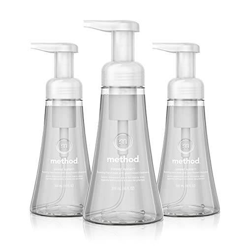 Method Foaming Hand Soap, Sweet Water, Biodegradable Formula, 10 fl oz (Pack of 3)