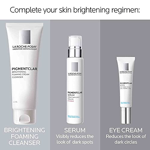 La Roche-Posay Pigmentclar Dark Circles Eye Cream with Caffeine, Brightens Under Eye Area and Targets Dark Circles