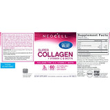 NeoCell Super Collagen Peptides + Vitamin C & Biotin, 3g Collagen Per Serving, Gluten Free, Promotes Healthy Hair, Beautiful Skin, and Nail Support, Dietary Supplement, 270 Tablets