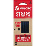 VELCRO Brand ECO Collection Stick on Adhesive Tape 3ft x 7/8in, Sustainable 30% Recycled Material, White