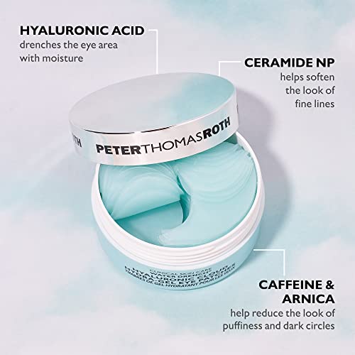 Peter Thomas Roth | Water Drench Hyaluronic Cloud Hydra-Gel Eye Patches | Hyaluronic Acid Under-Eye Patches for Fine Lines, Wrinkles and Puffiness