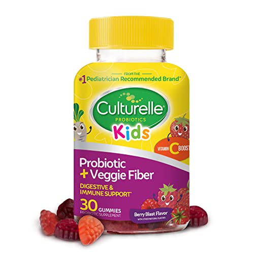 Culturelle Daily Probiotic Gummies for Women & Men, Berry Flavor, 52 Count, Naturally-Sourced Daily Probiotic + Prebiotic for Digestive Health, Non-GMO & Vegan