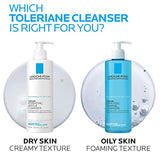 La Roche-Posay Toleriane Purifying Foaming Facial Cleanser, Face Wash for Oily Skin and Normal Skin with Niacinamide, Won’t Dry Out Skin, Soap Free, Fragrance Free