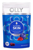 OLLY Glowing Skin Gummy, 25 Day Supply (50 Count), Plump Berry, Hyaluronic Acid, Collagen, Sea Buckthorn, Chewable Supplement (Packaging May Vary)