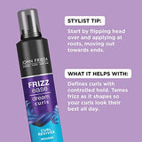 John Frieda Frizz Ease Curly Hair Reviver Mousse Enhances Curls, a Soft Flexible Hold for Curly or Frizzy Hair, Alcohol-Free, 7.2 oz (Pack of 2)