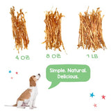 Nature Gnaws USA Turkey Tendons for Dogs - Premium Natural Chew Treats - Delicious Reward Snack for Small Medium & Large Dogs - Made in The USA 4 oz Bag