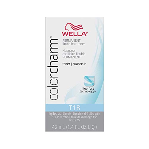 WELLA colorcharm Hair Toner T-10, Pale Blonde, 1.42 Fl Oz.