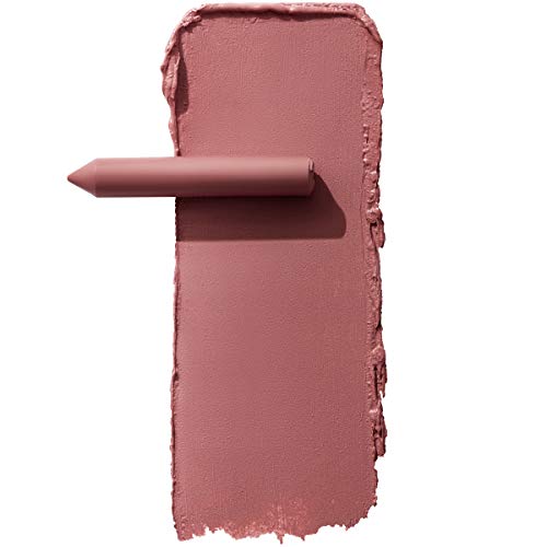 Maybelline New York Super Stay Ink Crayon Lipstick Makeup, Precision Tip Matte Lip Crayon with Built-in Sharpener, Longwear Up To 8Hrs, On The Grind, Purple Mauve Pink, 1 Count