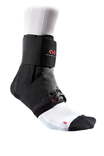 McDavid Ankle Brace with Straps, Maximum Support, Comfortable Compression & Breathable Design