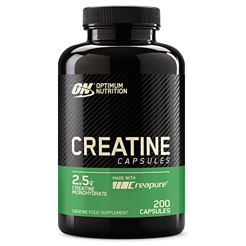 Optimum Nutrition Micronized Creatine Monohydrate Capsules, Keto Friendly, 2500mg, 100 Capsules