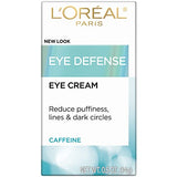 LOreal Paris Dermo-Expertise Eye Defense Eye Cream with Caffeine and Hyaluronic Acid 0.5 oz