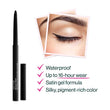 wet n wild Mega Last Breakup Proof Liquid Waterproof Eyeliner, Black, Quick Drying Retractable Gel Eyeliner, Smudge Resistant, Long Lasting 16 Hour Wear, Ultra Fine Brush Tip Pen