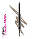 Wet n Wild Ultimate Eyebrow Retractable Definer Pencil, Dark Brown, Dual-Sided, Fine Tip, Shapes, Defines, Fills Brows Makeup