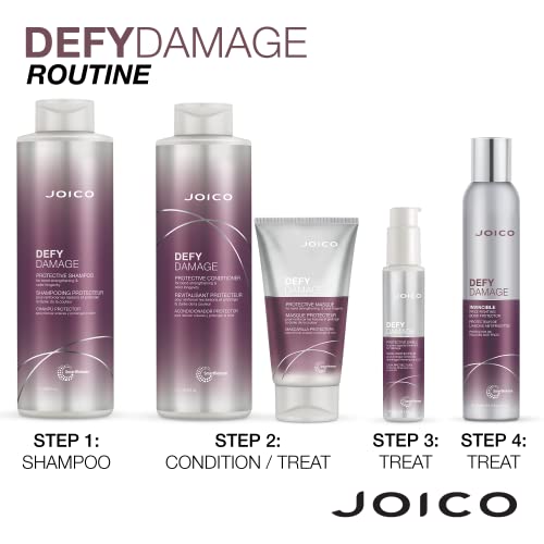 Joico Defy Damage Protective Conditioner | For Color-Treated Hair | Strengthen Bonds & Preserve Hair Color | With Moringa Seed Oil & Arginine | 8.5 Fl Oz