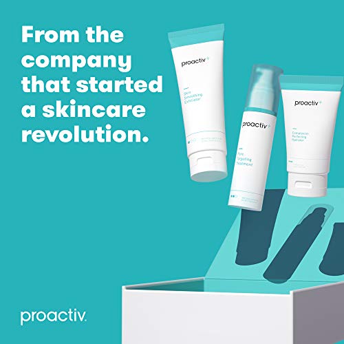 Proactiv+ 3 Step Advanced Skincare Acne Treatment - Benzoyl Peroxide Face Wash, Salicylic Acid Exfoliator for Face And Pore Minimizer - 30 Day Complete Acne Skin Care Kit