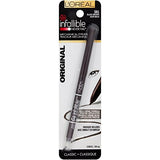 L'Oreal Paris Makeup Infallible Never Fail Original Mechanical Pencil Eyeliner with Built in Sharpener, Black Brown, 2 Count