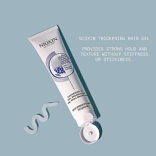 Nioxin Thickening Gel, Strong Hold and Texture for Thinning Hair, For Fuller and Smooth-Feeling Hair, 5.13 oz