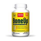 Jarrow Formulas BoneUp - 360 Capsules - Micronutrient Formula for Bone Health - Includes Natural Sources of Vitamin D3 , Vitamin K2 ( as MK-7 ) & Calcium - 180 Servings