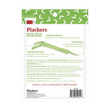 Plackers Back Teeth Micro Mint Dental Flossers, Delicious Mint Flavor, Provides Easy Access for Back Teeth, Built-in Protected Pick, Easy Storage, 75 Count, Pack of 4