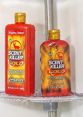 Wildlife Research Scent Killer Gold 1241 Gold Body Wash and Shampoo, 24 Ounce