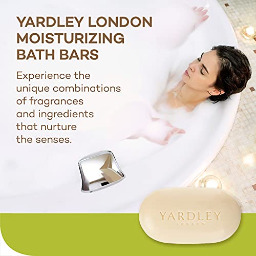 Yardley London Aloe & Avocado Naturally Moisturizing Bath Bar, Botanical Aloe & Avocado, 4 Ounce