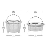 Instant Pot Official Mesh Steamer Basket, Set of 2, Stainless Steel