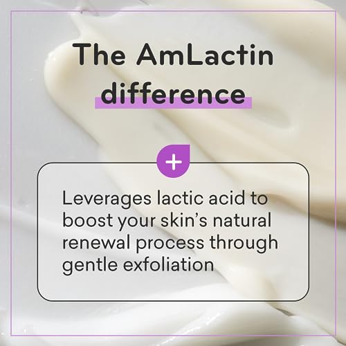 AmLactin Ultra Smoothing - 4.9 oz Body & Hand Cream with 15% Lactic Acid - Exfoliator and Moisturizer for Rough and Bumpy Dry Skin (Packaging May Vary)