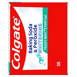 Colgate Baking Soda and Peroxide Toothpaste, Whitening Brisk Mint Flavor, Whitens Teeth, Fights Cavities and Removes Surface Stains for Whiter Teeth, 6 Oz Tube, 2 Pack