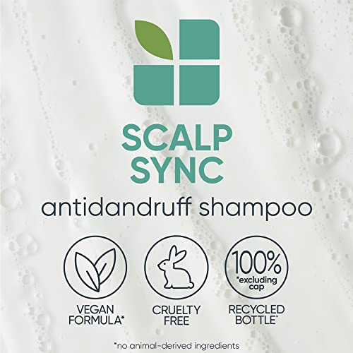 Biolage Scalp Sync Anti-Dandruff Shampoo | Targets Dandruff, Controls The Appearance of Flakes & Relieves Scalp Irritation | Paraben Free | For Dandruff Control | Vegan | Salon Shampoo | 13.5 Fl. Oz