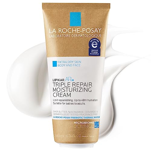 La Roche-Posay Lipikar Balm AP+ Intense Repair Body Lotion for Extra Dry Skin, Body Cream with Shea Butter and Niacinamide, Repairs Dry and Rough Skin, 6.76 Fl Oz (Pack of 1)