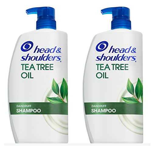 Head & Shoulders 2 in 1 Dandruff Shampoo and Conditioner, Anti-Dandruff Treatment, Tea Tree Oil for Daily Use, 32.1 oz Each, Twin Pack