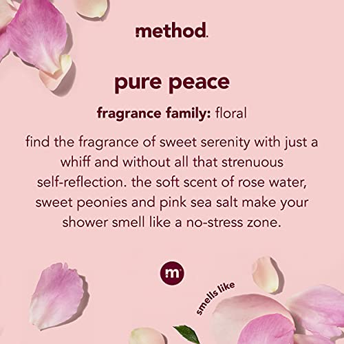 Method Daily Lotion, Pure Peace, Plant-Based Moisturizer for 24 Hours of Hydration, 13.5 fl oz (Pack of 1)