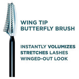 L’Oréal Paris Voluminous Butterfly Mascara, Blackest Black, 1 Tube