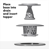 OXO Good Grips Stainless Steel Hair Catch Drain Protector