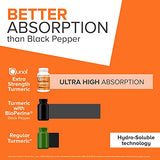 Turmeric Curcumin Supplement, Qunol Turmeric 1500mg With Ultra High Absorption, Joint Support Supplement, Extra Strength Turmeric Capsules, 2 Month Supply, 180 Count (Pack of 1)